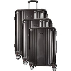 Zestaw walizek w kolorze szarym - 3 szt. Szare walizki Travel One, z materiału. W wyprzedaży za 659,95 zł.