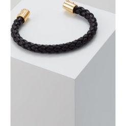 Bransoletki męskie: Northskull KHAR LEATHER CUFF Bransoletka black/goldcoloured