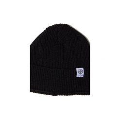 MODS BEANIE IN BLACK. Czarne czapki męskie marki The Hive, z aplikacjami, z żakardem. Za 60,00 zł.