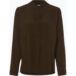 0039 Italy - Bluzka damska z dodatkiem jedwabiu, zielony. Zielone bluzki damskie 0039 Italy, xl, bez wzorów, bez kołnierzyka, bez rękawów. Za 749,95 zł.