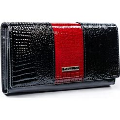 Portfel damski skórzany lakierowany Cavaldi PX20-1-RS - Czerwony. Czerwone portfele damskie 4U Cavaldi, bez wzorów, ze skóry. Za 49,99 zł.