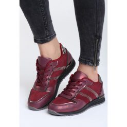 Bordowe Buty Sportowe Always Be Yourself. Czerwone buty sportowe damskie Born2be, bez wzorów, sportowe. Za 79,99 zł.