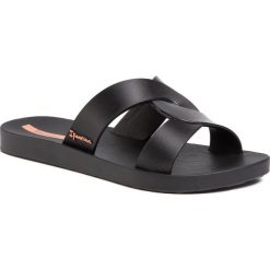 Klapki IPANEMA - Feel Fem 26370 Black/Black 20766. Czarne klapki damskie Ipanema, bez wzorów, z tworzywa sztucznego, bez obcasa. Za 89,99 zł.