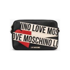 Love Moschino Cross body bag Czarny. Czarne torebki klasyczne damskie Love Moschino, w paski, z materiału, bez dodatków. Za 805,95 zł.