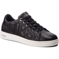 Sneakersy GUESS - FLCE34 LEA12 BLACK. Czarne półbuty damskie Guess, ze skóry. W wyprzedaży za 279,00 zł.