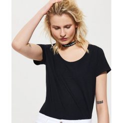 T-shirty męskie: T-shirt basic – Czarny