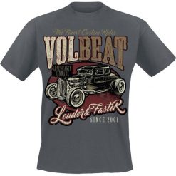 Volbeat Louder And Faster T-Shirt szary. Szare koszulki męskie marki Volbeat, l, z nadrukiem, z okrągłym kołnierzem. Za 74,90 zł.