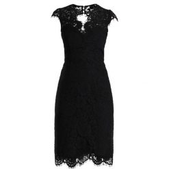 IVY & OAK DRESS Sukienka koktajlowa black. Czarne sukienki damskie marki IVY & OAK, bez wzorów, z bawełny, wizytowe, bez kołnierzyka, bez rękawów. Za 589,00 zł.
