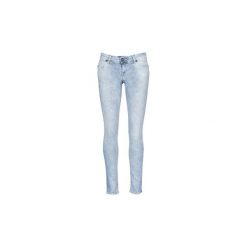 Jeansy slim fit Meltin'pot MONIE. Niebieskie jeansy damskie Meltin'pot, bez wzorów, z jeansu. W wyprzedaży za 384,30 zł.