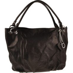 Torebki klasyczne damskie: Skórzana torebka „Carre” w kolorze czarnym – 45 x 30 x 14 cm
