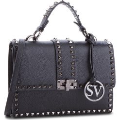 Torebka SCA'VIOLA - T-19 Black. Czarne torebki klasyczne damskie Sca'viola, bez wzorów, ze skóry, klasyczne, bez dodatków. W wyprzedaży za 319,00 zł.