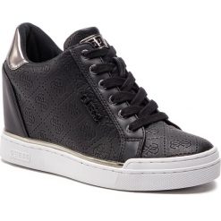 Sneakersy GUESS - FL5FWU FAL12 BLACK. Czarne sneakersy damskie marki Guess, z materiału. Za 549,00 zł.