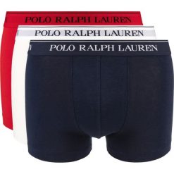 Polo Ralph Lauren 3-pack Bokserki Niebieski Czerwony Biały. Czerwone bokserki męskie Polo Ralph Lauren, bez wzorów, z elastanu. Za 180,95 zł.