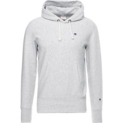 Bejsbolówki męskie: Champion Reverse Weave HOODED Bluza z kapturem light grau meliert