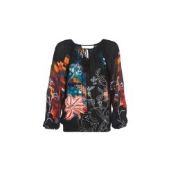 Bluzki Desigual CADENCY. Czarne bluzki damskie marki Desigual, s, bez wzorów, bez kołnierzyka, bez rękawów. Za 247,20 zł.
