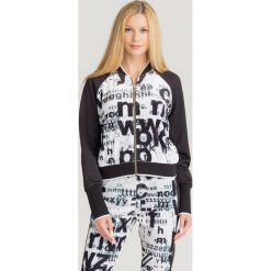 BLUZA LIU JO SPORT. Czarne bluzy sportowe damskie s, z aplikacjami, z elastanu. Za 679,00 zł.