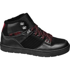 Sneakersy męskie Vty czarne. Czarne sneakersy męskie Vty, bez zapięcia. Za 139,90 zł.