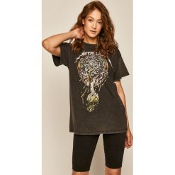 Medicine - T-shirt Festival. Szare bluzki damskie MEDICINE, s, z nadrukiem, z bawełny, casualowe, z okrągłym kołnierzem. W wyprzedaży za 54,90 zł.