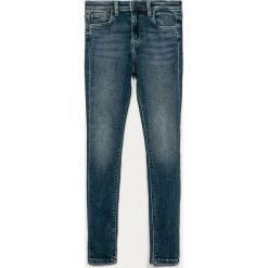 Pepe Jeans - Jeansy dziecięce Pixlette 128-180 cm. Niebieskie jeansy dziewczęce Pepe Jeans, bez wzorów, z elastanu, z podwyższonym stanem. Za 259,90 zł.