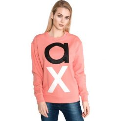 Armani Exchange Bluza Różowy. Różowe bluzy damskie Armani Exchange, l, z haftami, z bawełny, bez rękawów, bez kaptura. Za 481,95 zł.