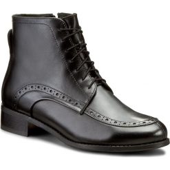 Botki SAGAN - 2723 Czarne Lico. Czarne buty zimowe damskie Sagan, ze skóry. W wyprzedaży za 249,00 zł.