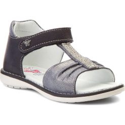 Sandały LASOCKI KIDS - CI12-2850-02 Granatowy. Niebieskie sandały dziewczęce Lasocki Kids, ze skóry, bez zapięcia. W wyprzedaży za 59,99 zł.