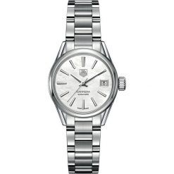 ZEGAREK TAG HEUER CARRERA Lady WAR2411.BA0776. Szare zegarki damskie TAG HEUER, ze stali. Za 8990,00 zł.