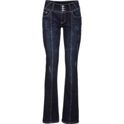 Boyfriendy damskie: Dżinsy BOOTCUT bonprix ciemny denim