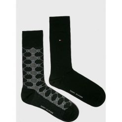 Tommy Hilfiger - Skarpety (2-pack). Czarne skarpetki męskie marki TOMMY HILFIGER, z bawełny. Za 54,90 zł.