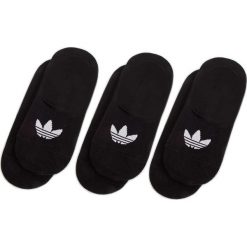 Zestaw 3 par stopek unisex adidas - No Show Sock 3P DW4132 Black/Black/Black. Czarne skarpetki damskie Adidas, bez wzorów, z elastanu. Za 54,95 zł.
