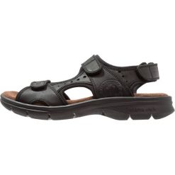 Sandały męskie skórzane: Panama Jack SALTON BASIC Sandały trekkingowe black