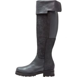 Buty zimowe damskie: Franco Russo Napoli Muszkieterki med armor nero