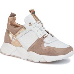 Sneakersy OLEKSY - M30/119/121/122 Cappucino. Brązowe półbuty damskie Oleksy, ze skóry. W wyprzedaży za 269,00 zł.