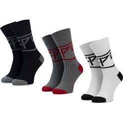 Zestaw 3 par wysokich skarpet unisex PEPE JEANS - Rib Socks Nate PMU10567 Multi 0AA. Szare skarpetki damskie Pepe Jeans, bez wzorów, z elastanu. W wyprzedaży za 59,00 zł.