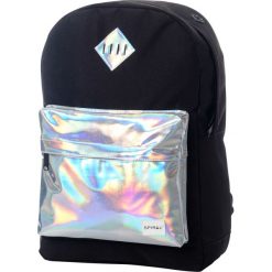 Torebki i plecaki damskie: Spiral UK Silver Rave Pocket Plecak czarny
