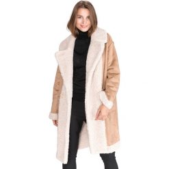 TWINSET Płaszcz Brązowy Beżowy. Pomarańczowe kurtki damskie Twinset, na jesień, l, bez wzorów, z poliesteru. Za 1410,95 zł.