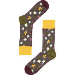 Skarpetki damskie: Ciemnoszare Skarpetki Fall Happy Socks
