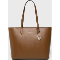 Dkny - Torebka. Pomarańczowe torebki klasyczne damskie marki DKNY, ze skóry, na ramię, duże. Za 1329,00 zł.
