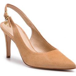 Sandały SOLO FEMME - 75414-88-I57/000-05-00 Beż. Brązowe klapki damskie Solo Femme, bez wzorów, ze skóry, bez obcasa, na obcasie. W wyprzedaży za 239,00 zł.
