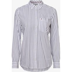 Tommy Jeans - Bluzka damska, czarny. Czarne bluzki damskie Tommy Jeans, m, w paski, z jeansu, eleganckie, bez kołnierzyka, bez rękawów. Za 359,95 zł.