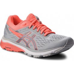 Buty ASICS - GT-1000 7 1012A030 Mid Grey/Flash Coral 021. Brązowe buty do biegania damskie marki Asics, z materiału. W wyprzedaży za 349,00 zł.