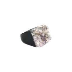 InspiRING Ametyst Szary rozmiar 13. Fioletowe pierścionki damskie marki Brazi druse jewelry, z ametystem. Za 270,00 zł.