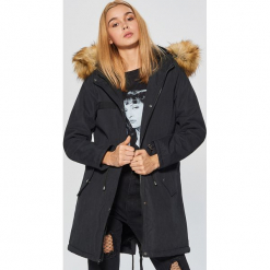 Kurtka parka - Czarny. Czarne kurtki damskie Cropp, s. Za 269,99 zł.