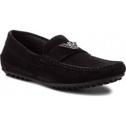 Mokasyny męskie: Mokasyny EMPORIO ARMANI – X4B064 XF053 00002 Black