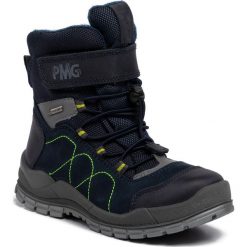 Śniegowce PRIMIGI - GORE-TEX 4395111 S Blue. Niebieskie śniegowce chłopięce Primigi, bez zapięcia, gore-tex. W wyprzedaży za 269,00 zł.