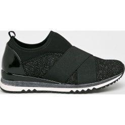 Marco Tozzi - Buty. Czarne buty sportowe damskie marki Marco Tozzi, bez wzorów, z materiału, sportowe. Za 199,90 zł.