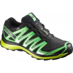 Buty sportowe męskie: Salomon Buty Do Biegania Xa Lite Gtx Black/Classic Green/Lipu 9,5 (44.0)