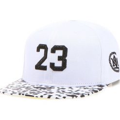 Czapki z daszkiem męskie: Czapka męska snapback biała (hx0223)