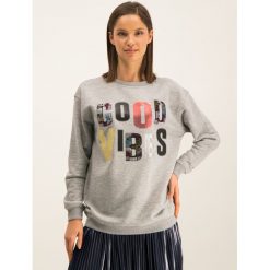 Bluza Liu Jo Felpa Chiusa F69080 F0783. Szare bluzy damskie Liu Jo, m, bez wzorów, z bawełny, bez rękawów, bez kaptura. W wyprzedaży za 369,00 zł.