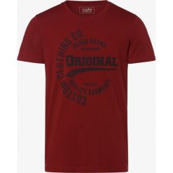 Tom Tailor Denim - T-shirt męski, czerwony. Czerwone t-shirty męskie TOM TAILOR DENIM, s, z nadrukiem, z bawełny, bez kołnierzyka. Za 39,95 zł.